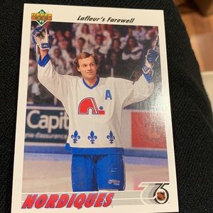Guy lafleur Quebec nordiques 1991-92 upper deck cards. New pkg. 22 cards